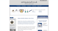 Desktop Screenshot of antiquevault.co.uk