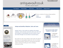 Tablet Screenshot of antiquevault.co.uk